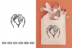 Mom and Baby Illustration SVG &amp; Clipart Product Image 1