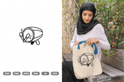 Ramadan Mosque Drum Doodle SVG &amp; Clipart Product Image 1