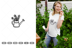 Watering Pot SVG &amp; Clipart Product Image 1