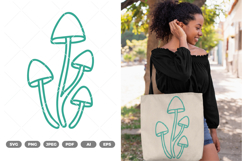 Mushroom SVG &amp; Clipart Product Image 1