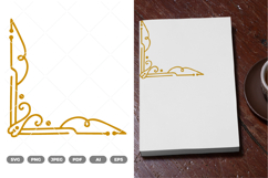 Corner Border SVG &amp; Clipart Product Image 1