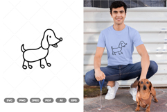 Dog Doodle SVG &amp; Clipart Product Image 1