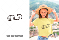 Doodle Mattress SVG &amp; Clipart - Camping SVG Product Image 1