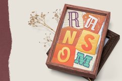 Newsprint Letters Set V1 Product Image 5