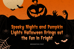 BROOMSTICK - Halloween Font Product Image 11