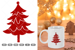 Christmas Tree SVG &amp; Clipart Product Image 1