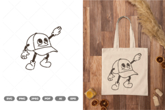 Hat Mascot SVG &amp; Clipart Product Image 1