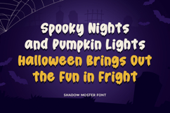 SHADOW MONSTER - Halloween Font Product Image 5