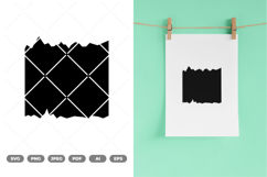 Ripped Paper Silhouette SVG &amp; Clipart Product Image 1