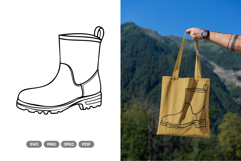 Boots SVG &amp; Clipart Product Image 1