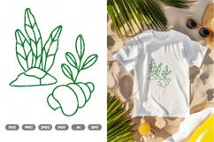 Seaweed SVG &amp; Clipart Product Image 1