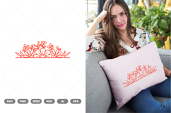 Floral Wall Decor SVG &amp; Clipart Product Image 1