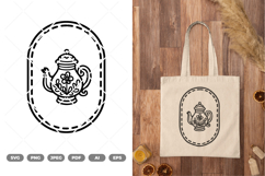 Vintage Tea Illustration SVG &amp; Clipart Product Image 1