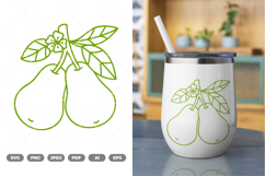 Pear SVG &amp; Clipart Product Image 1