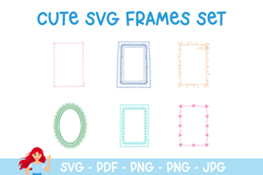 Crayon style SVG frames, Frames SVG Product Image 1