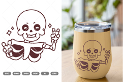 Skull SVG &amp; Clipart Product Image 1