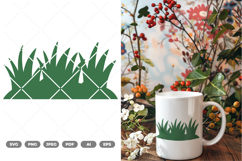 Grass Silhouette SVG &amp; Clipart Product Image 1