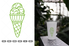 Ice Cream SVG &amp; Clipart Product Image 1
