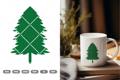 Pine Tree SVG &amp; Clipart Product Image 1
