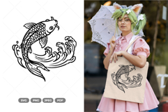 Koi SVG &amp; Clipart Product Image 1