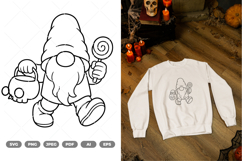 Halloween Gnome SVG &amp; Clipart Product Image 1