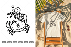 Crab SVG &amp; Clipart Product Image 1