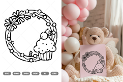 Birthday Frame SVG &amp; Clipart Product Image 1