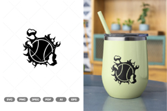 Tennis Wall SVG &amp; Clipart Product Image 1