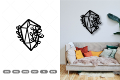 Crystal And Plant SVG &amp; Clipart Product Image 1