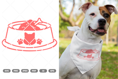Pet Bowl SVG &amp; Clipart Product Image 1