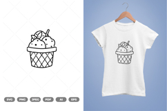 Simple Sweets Doodle SVG &amp; Clipart Product Image 1