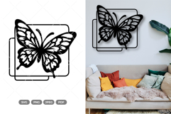 Geometric Butterflies SVG &amp; Clipart Product Image 1