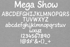Mega Show A Playful Handwritten Font Product Image 4