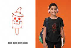 Halloween Ice Cream SVG &amp; Clipart Product Image 1