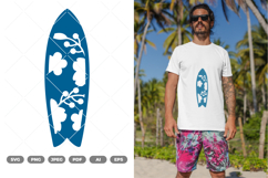 Surfboard SVG &amp; Clipart Product Image 1
