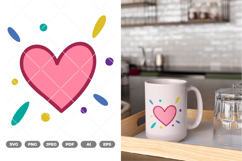 Heart SVG &amp; Clipart Product Image 1