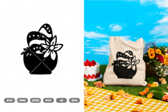 Easter Egg Basket SVG &amp; Clipart Product Image 1