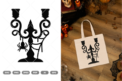 Creepy Candelabra SVG &amp; Clipart Product Image 1