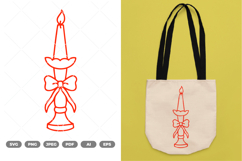 Candles SVG &amp; Clipart Product Image 1