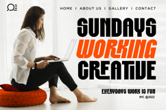 Rayllon - Condensed Modern Font Product Image 5