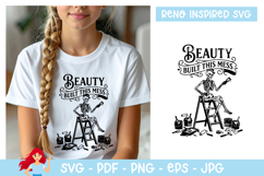 Beauty built this mess SVG, Home renovation SVG Product Image 1