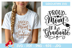 Proud mom of a graduate SVG, Graduation inspired SVG Product Image 1