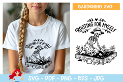 Rooting for myself SVG, Garden inspired SVG Product Image 1