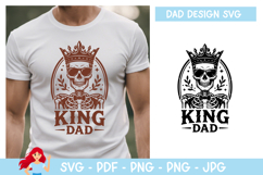 King dad SVG, Dad SVG Product Image 1