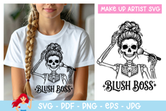 Blush boss SVG, Makeup artist inspired svg Product Image 1