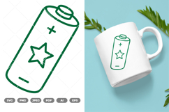 Battery SVG &amp; Clipart Product Image 1