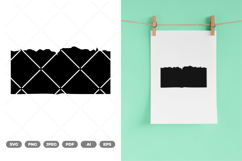 Ripped Paper Silhouette SVG &amp; Clipart Product Image 1