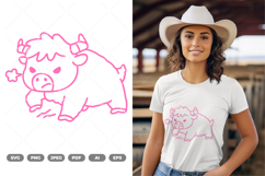 Baby Yak SVG &amp; Clipart Product Image 1
