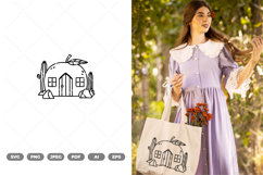 Fruit House Doodle SVG &amp; Clipart Product Image 1