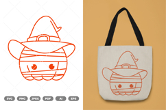 Cute Pumpkin SVG &amp; Clipart Product Image 1